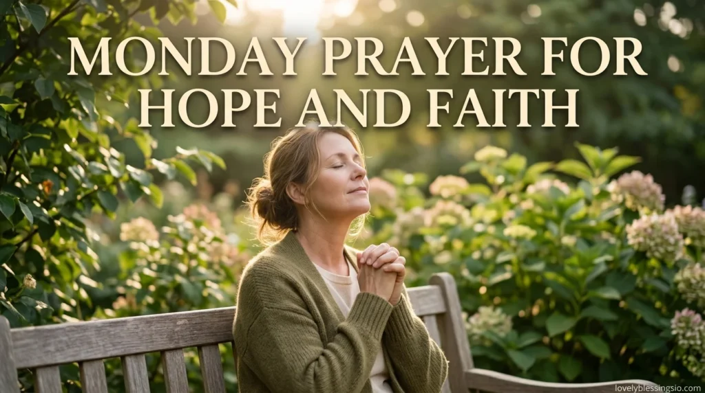 Monday Prayer for Hope and Faith