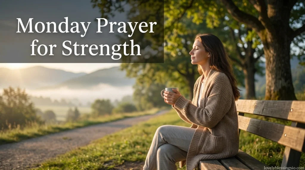 Monday Prayer for Strength