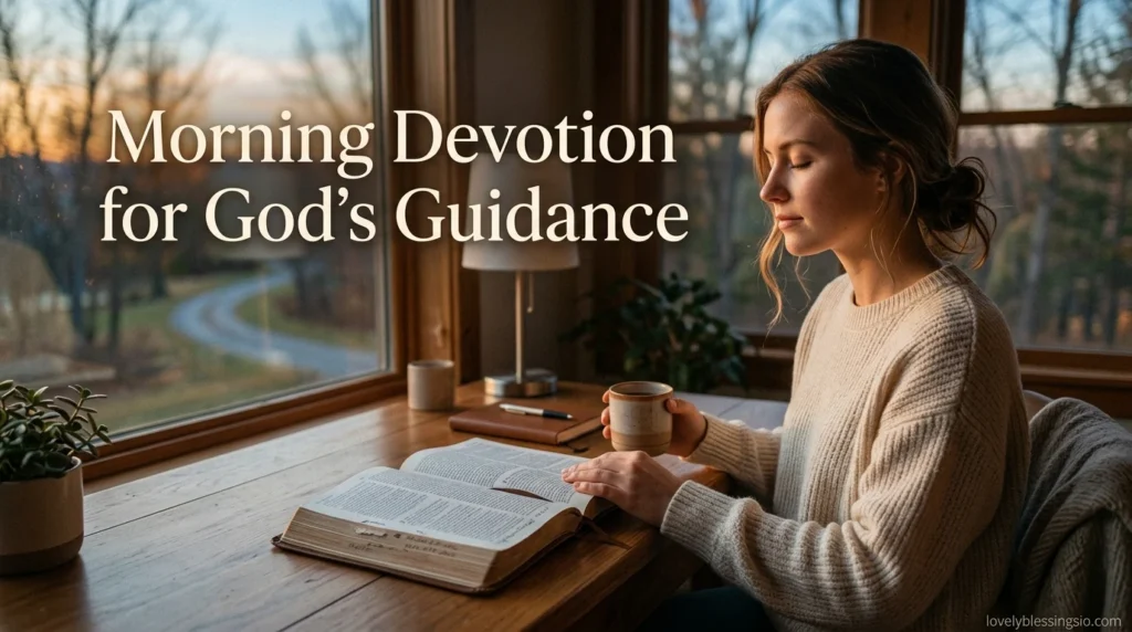 Morning Devotion for God's Guidance