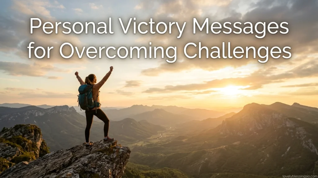 Personal Victory Messages for Overcoming Challenges