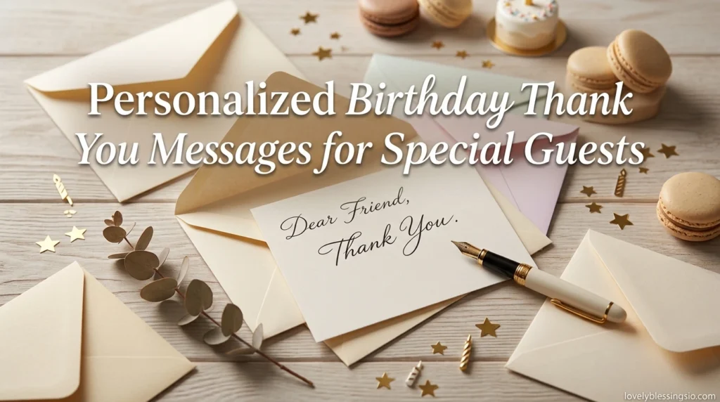 Personalized Birthday Thank You Messages for Special Guests