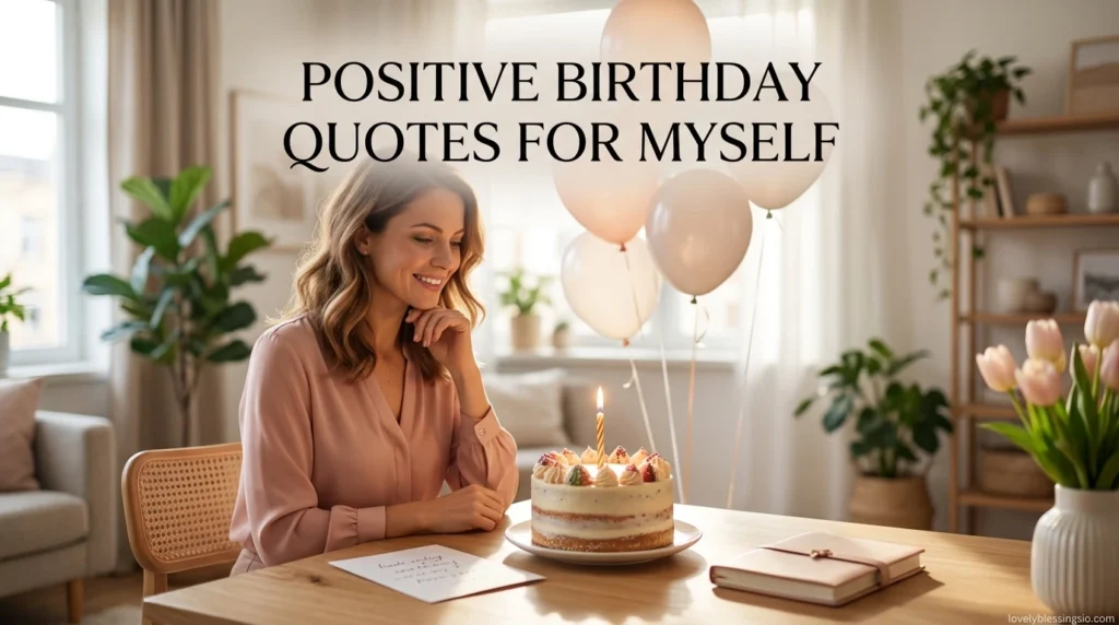 Positive Birthday Quotes for Myself