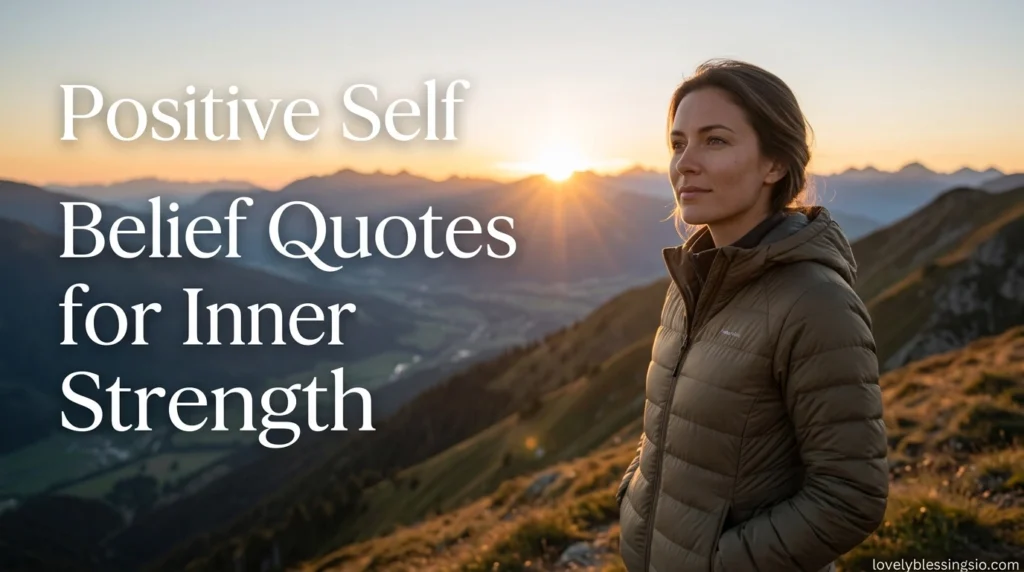Positive Self Belief Quotes for Inner Strength