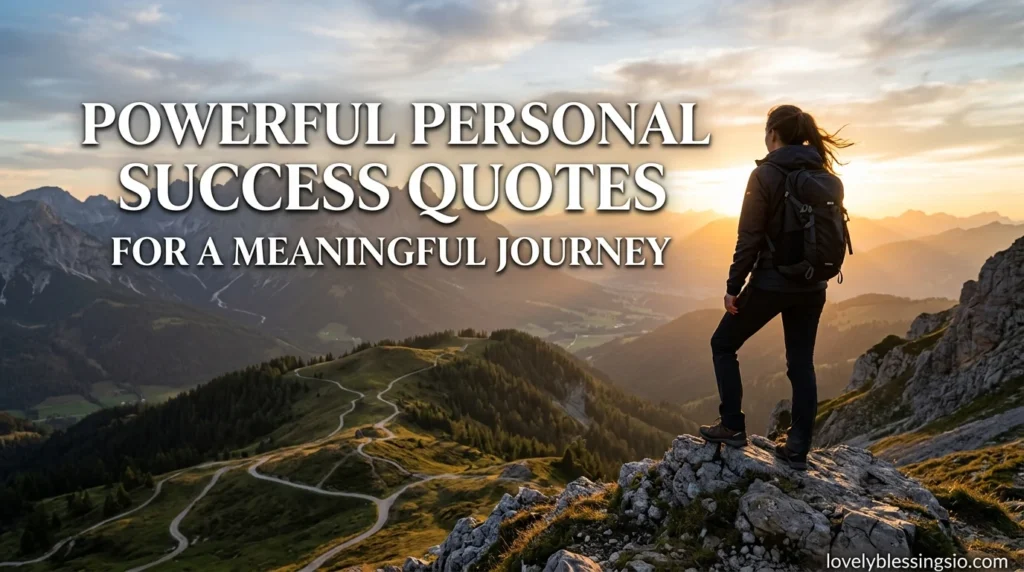 Powerful Personal Success Quotes for a Meaningful Journey