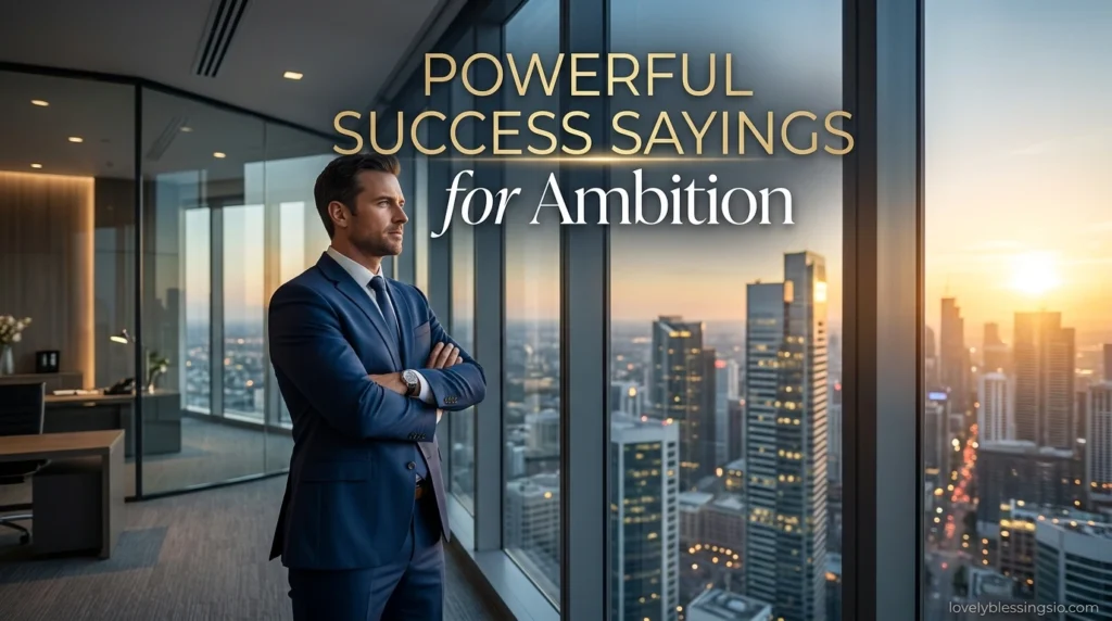 Powerful Success Sayings for Ambition