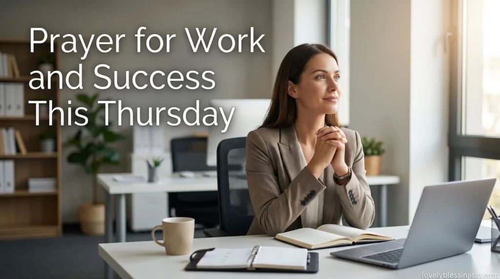 Prayer for Work and Success This Thursday