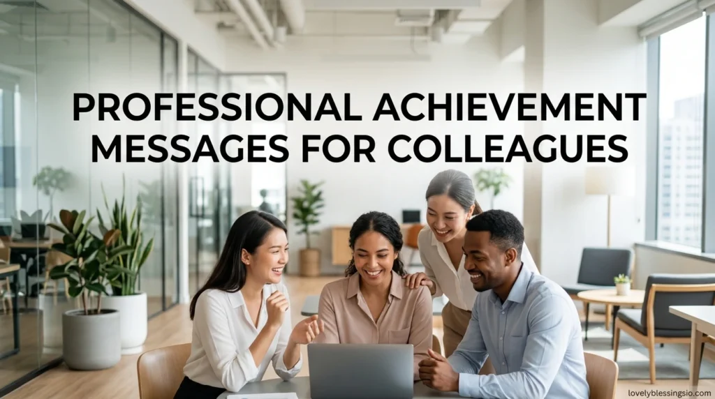 Professional Achievement Messages for Colleagues