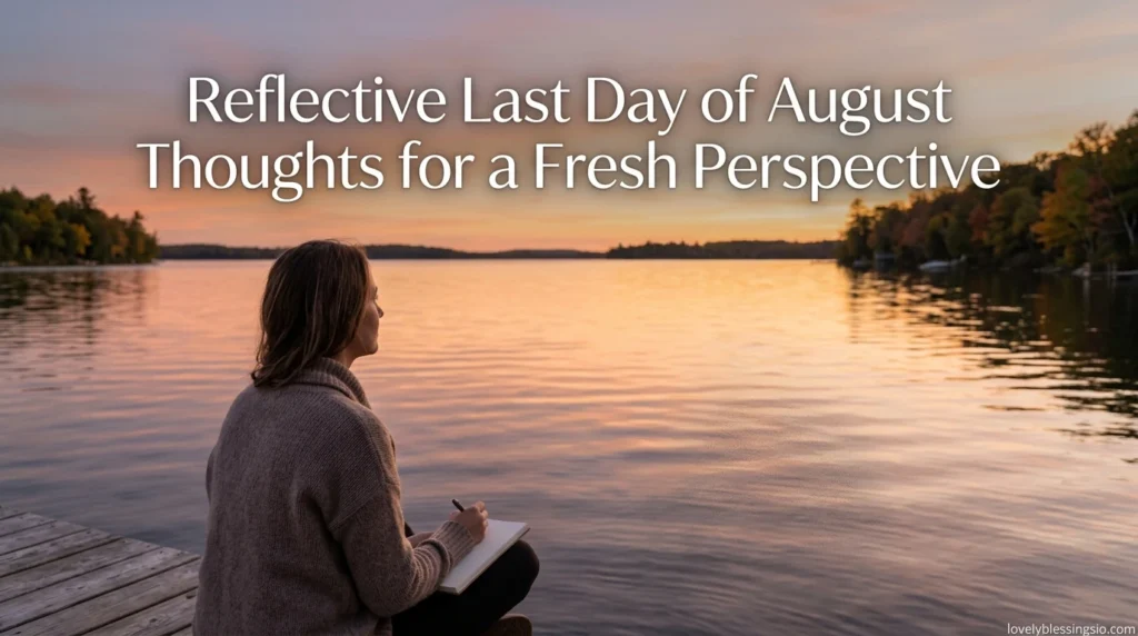 Reflective Last Day of August Thoughts for a Fresh Perspective