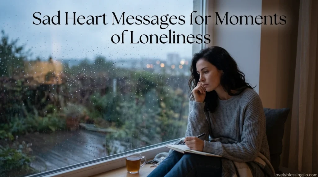 Sad Heart Messages for Moments of Loneliness