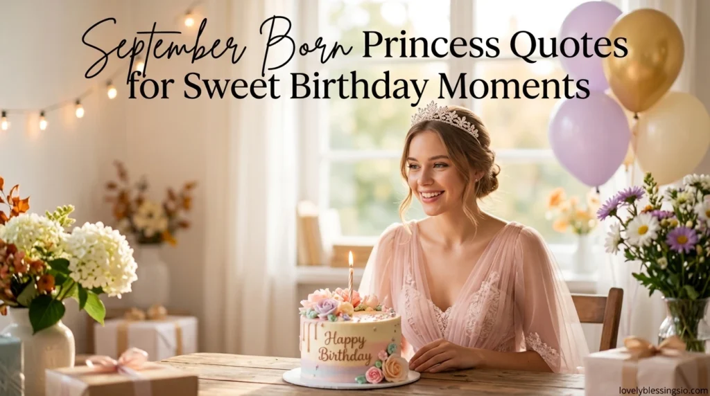 September Born Princess Quotes for Sweet Birthday Moments