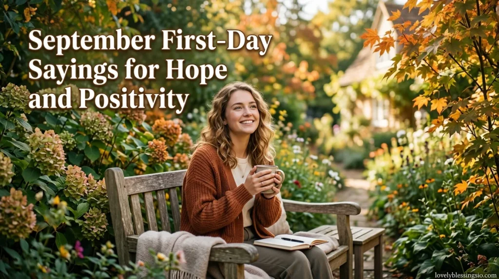 September First-Day Sayings for Hope and Positivity