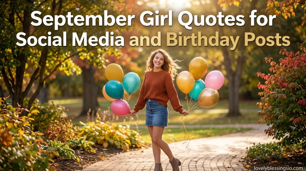 September Girl Quotes for Social Media and Birthday Posts