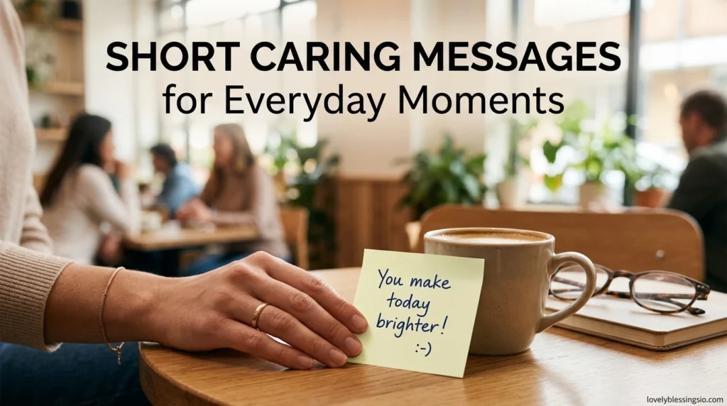 Short Caring Messages for Everyday Moments