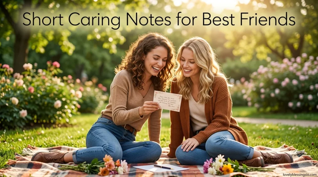 Short Caring Notes for Best Friends