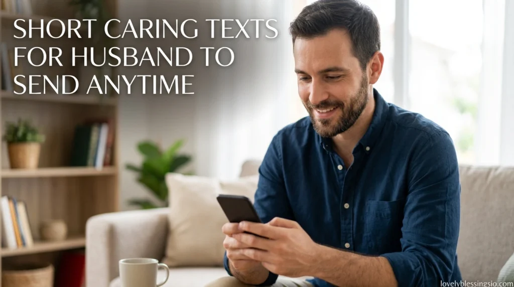 Short Caring Texts for Husband to Send Anytime