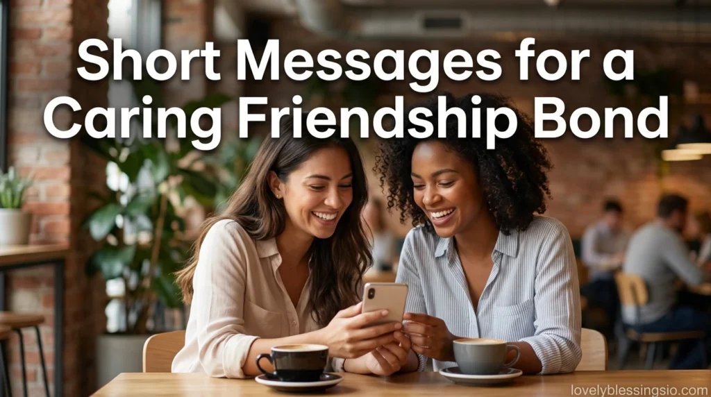 Short Messages for a Caring Friendship Bond