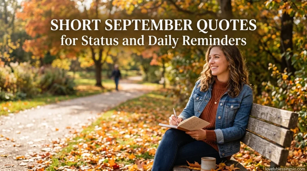 Short September Quotes for Status and Daily Reminders