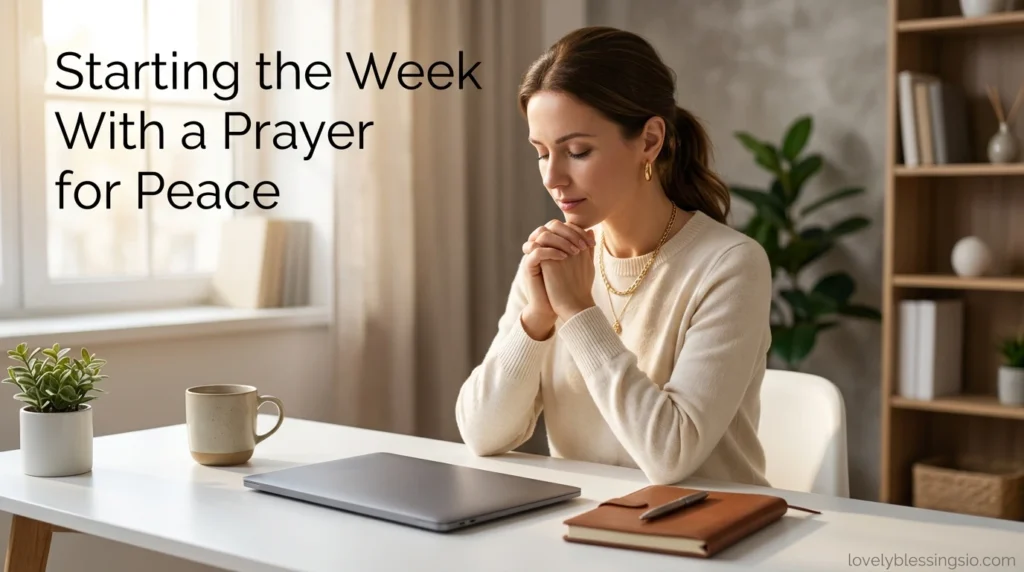 Starting the Week With a Prayer for Peace