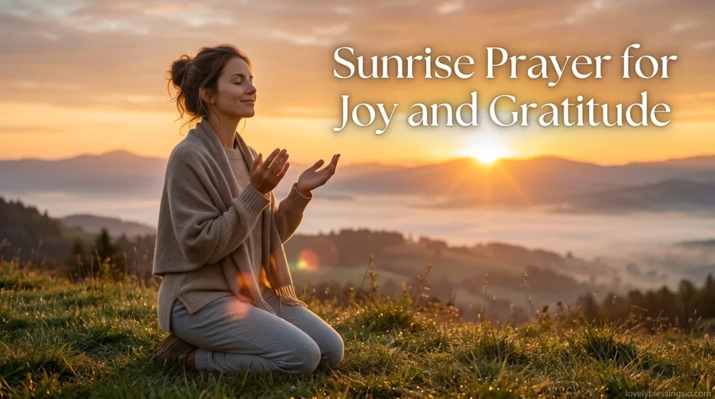 Sunrise Prayer for Joy and Gratitude