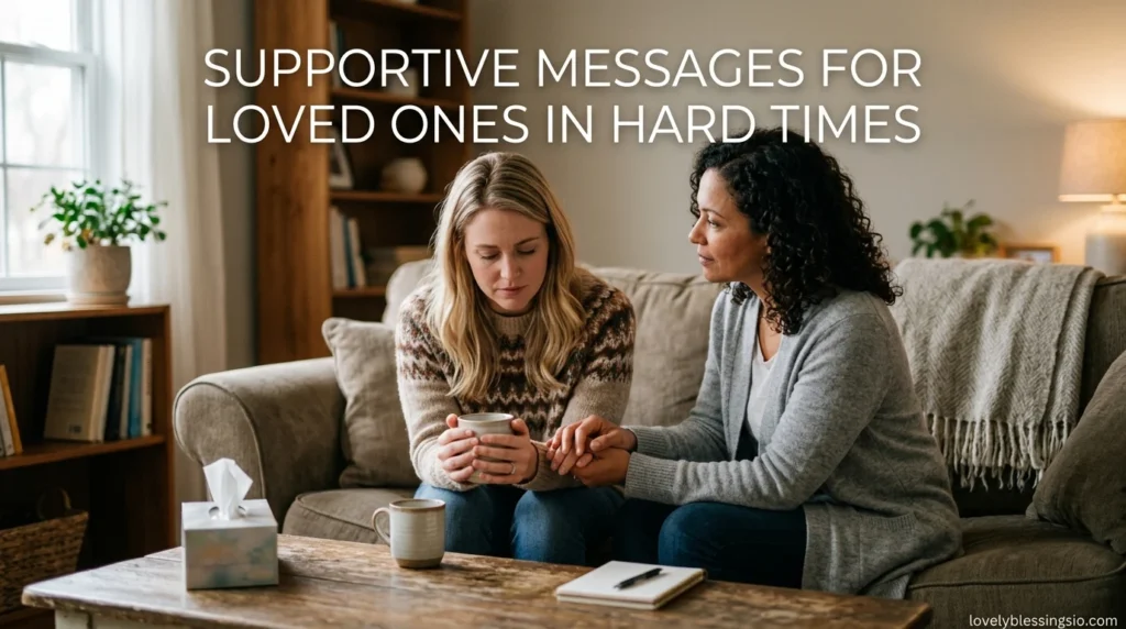 Supportive Messages for Loved Ones in Hard Times