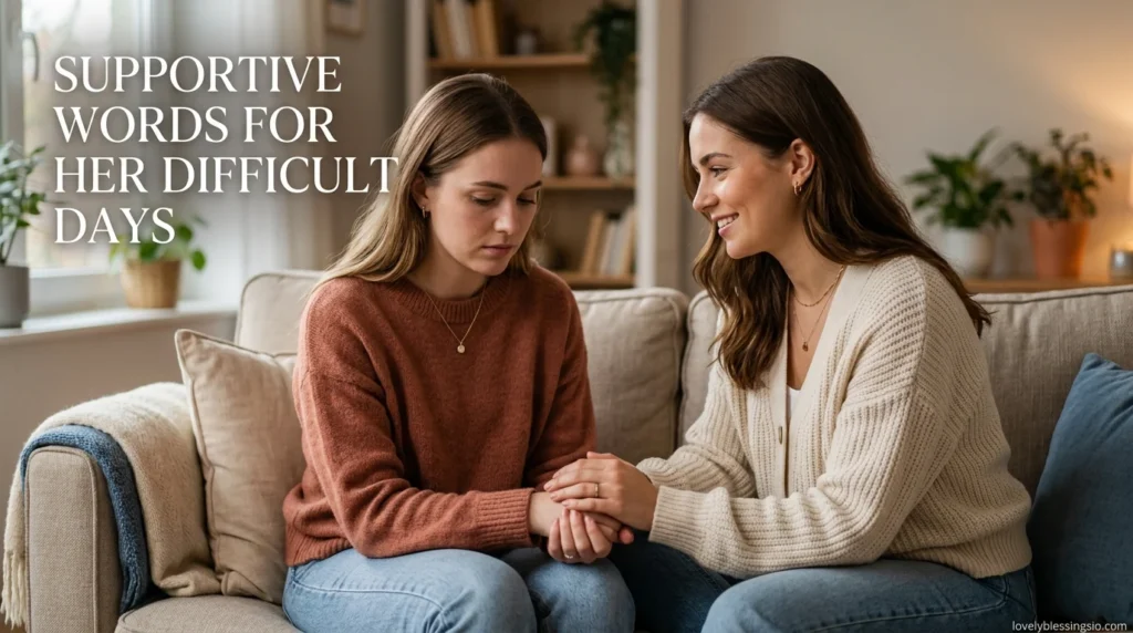 Supportive Words for Her Difficult Days