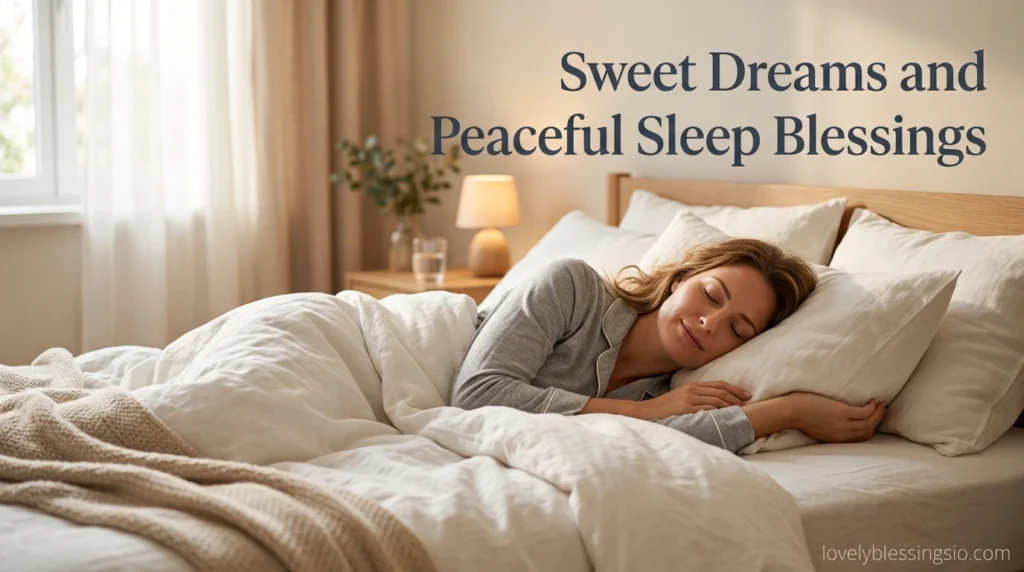Sweet Dreams and Peaceful Sleep Blessings