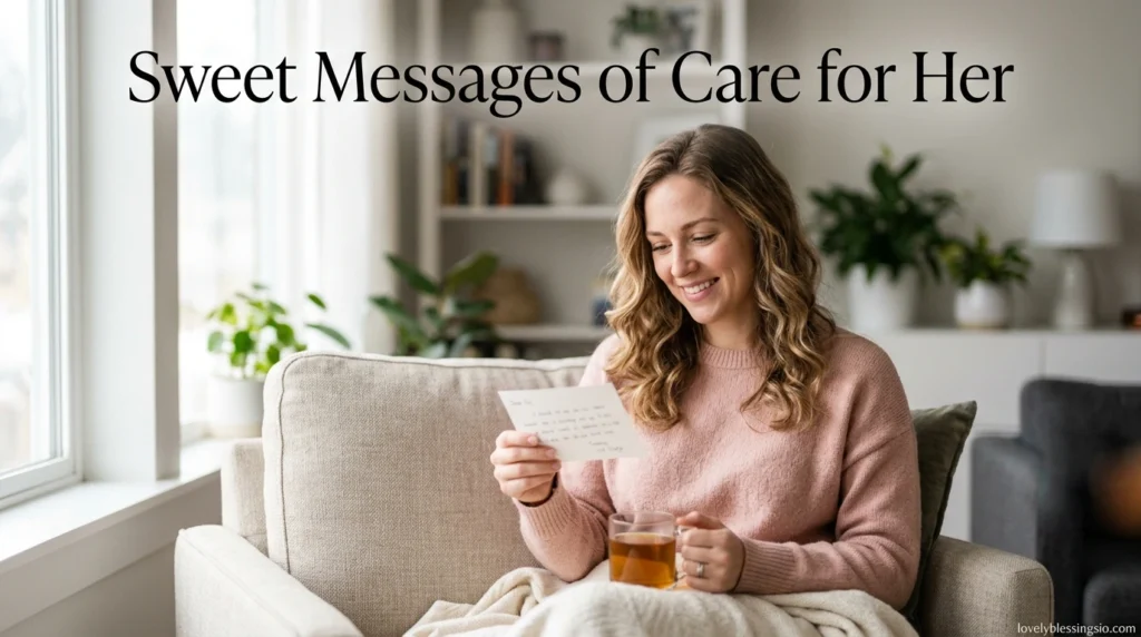Sweet Messages of Care for Her