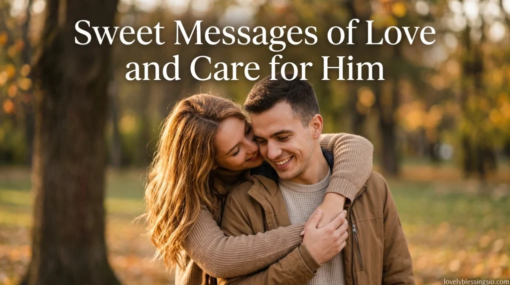 Sweet Messages of Love and Care for Him