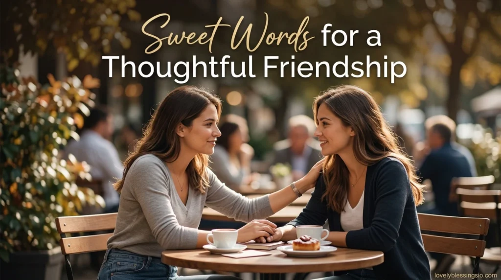 Sweet Words for a Thoughtful Friendship