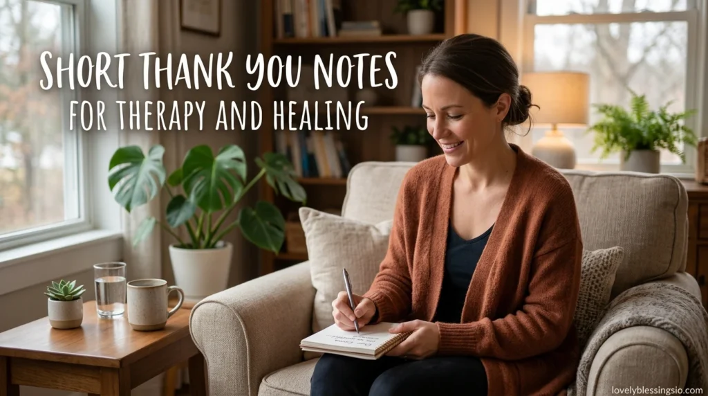Thank You Messages After a Therapy Session