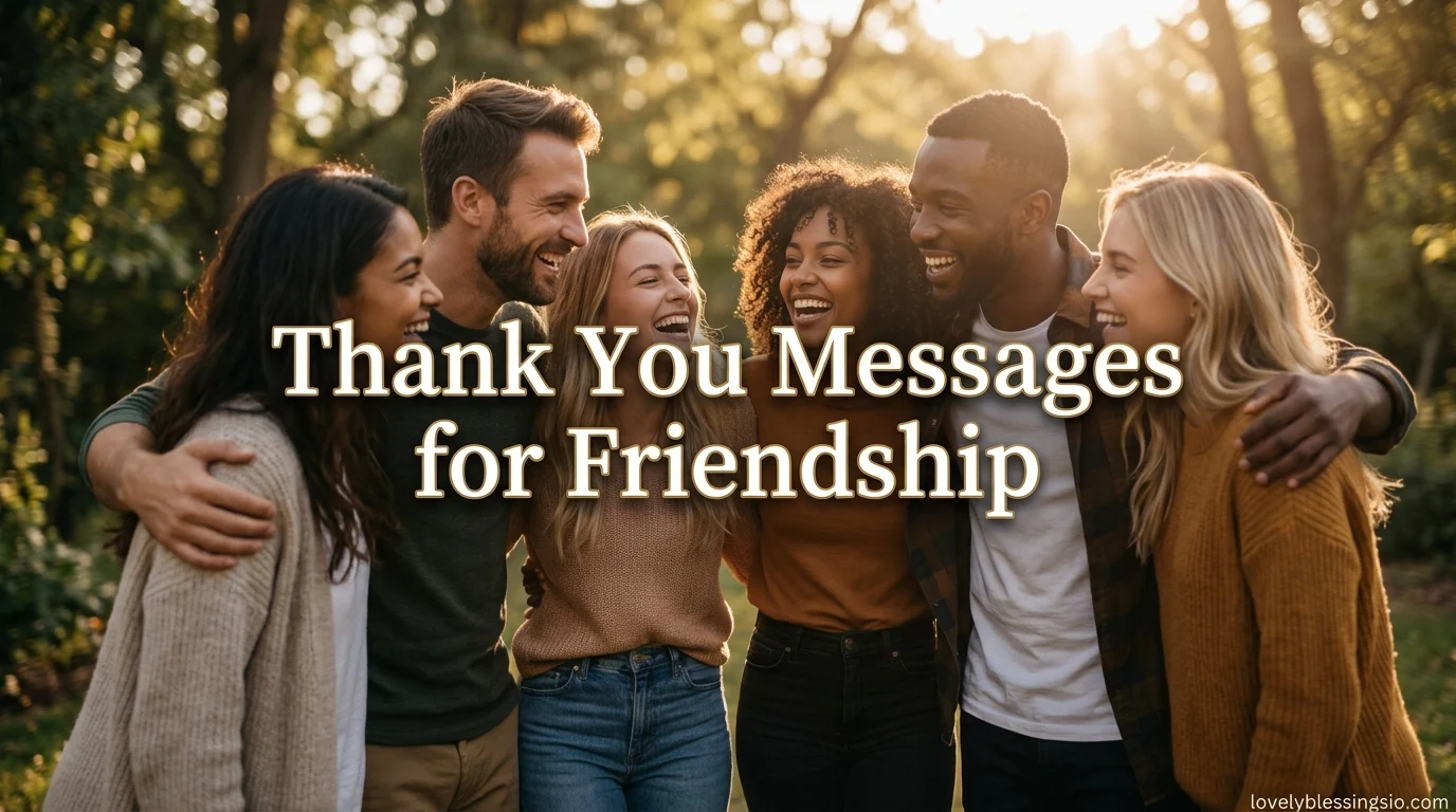 Thank You Messages for Friendship