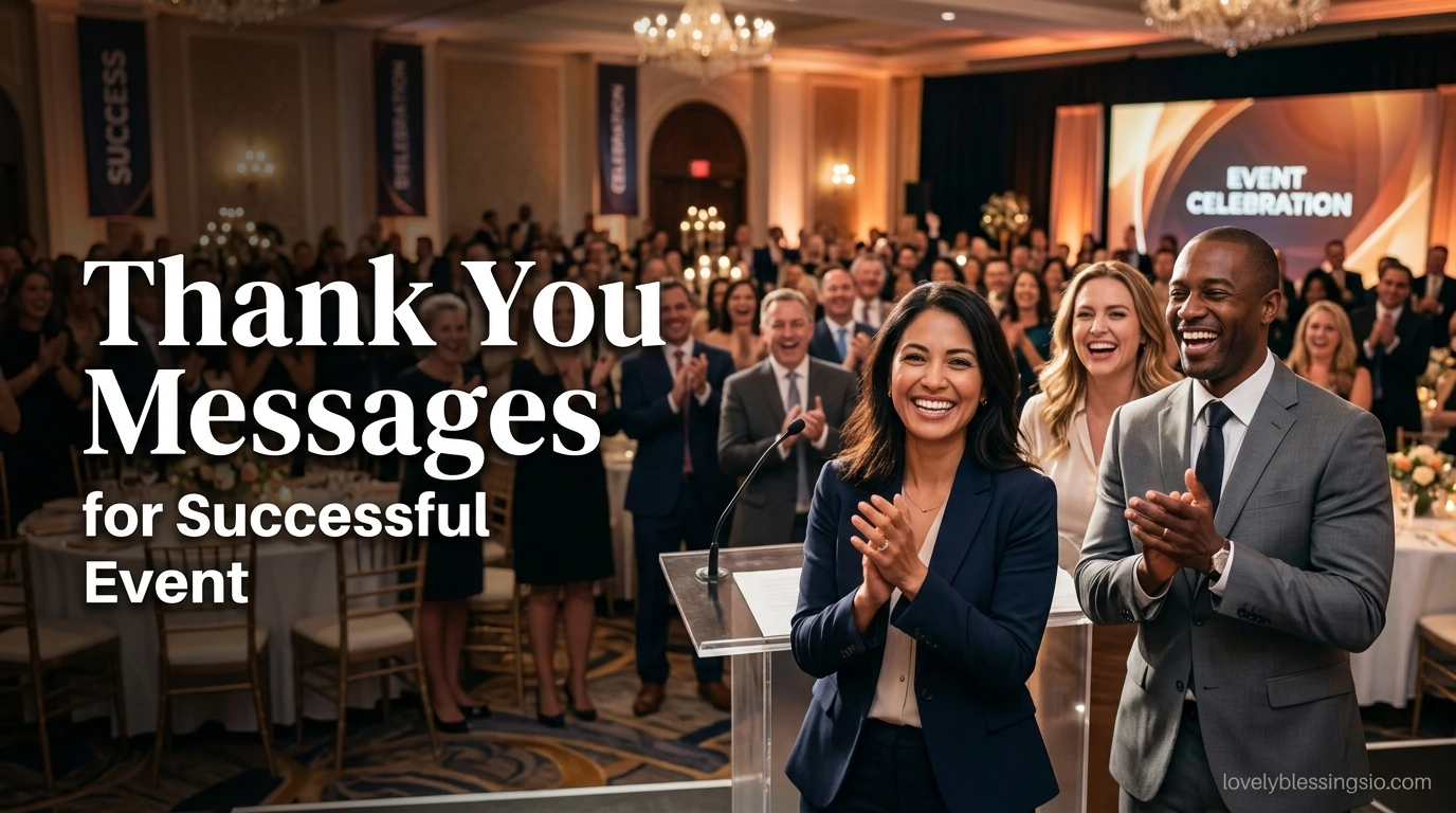 Thank You Messages for Successful Event