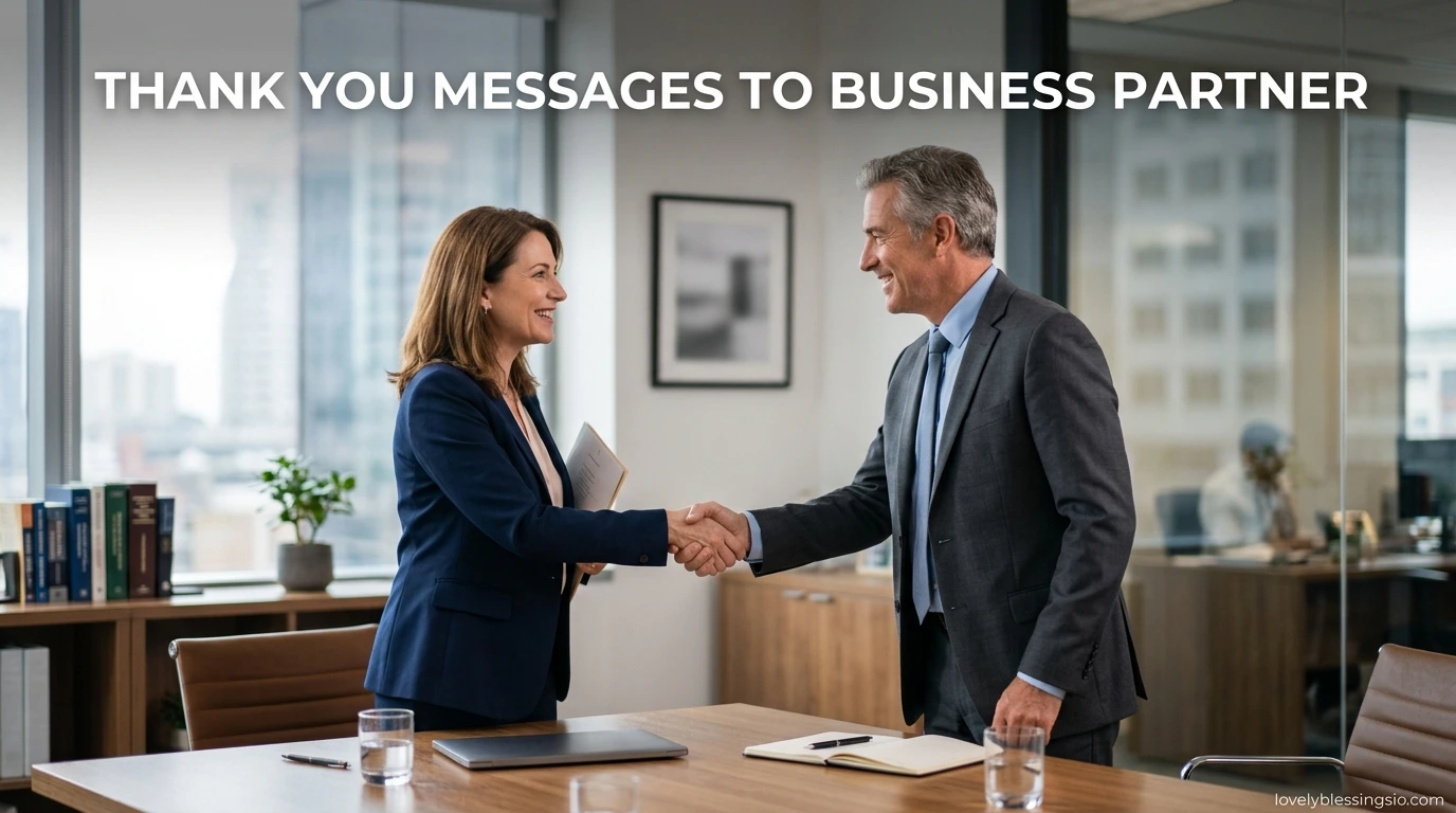 Thank You Messages to Business Partner