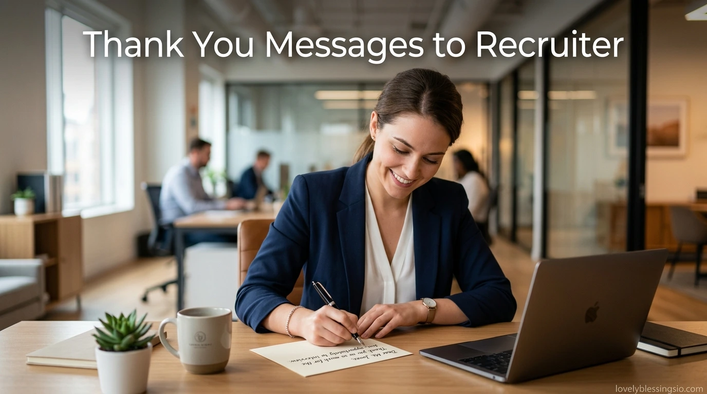 Thank You Messages to Recruiter