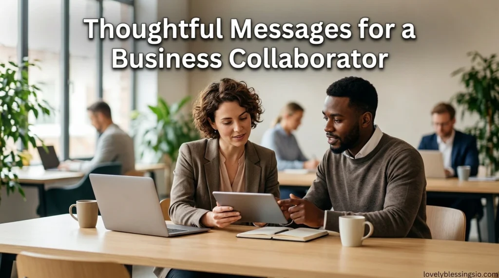 Thoughtful Messages for a Business Collaborator