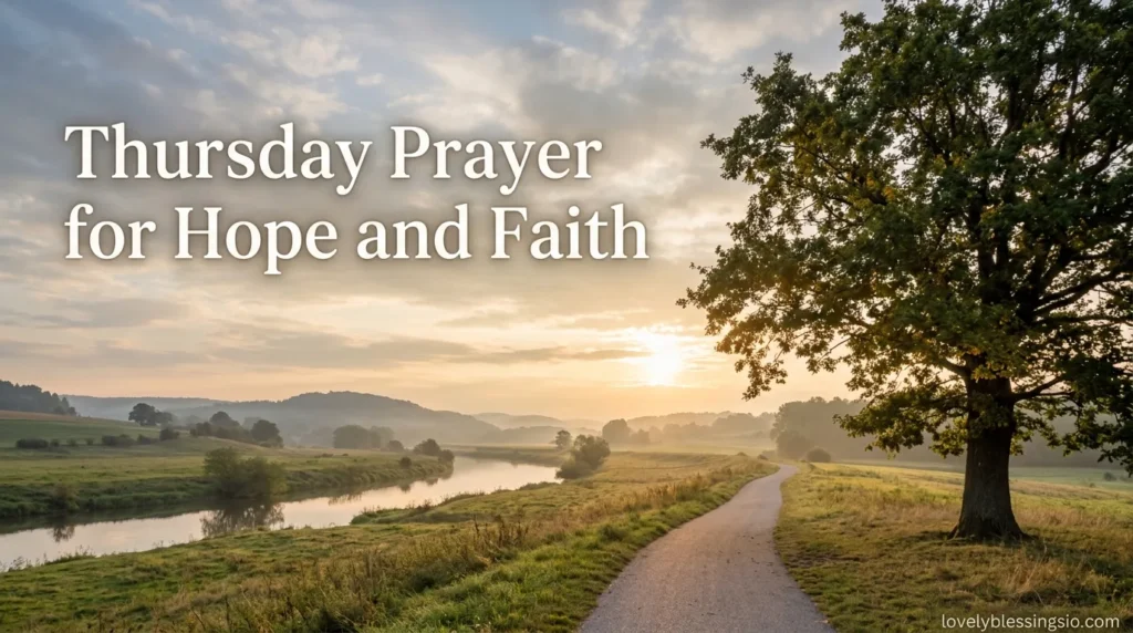 Thursday Prayer for Hope and Faith