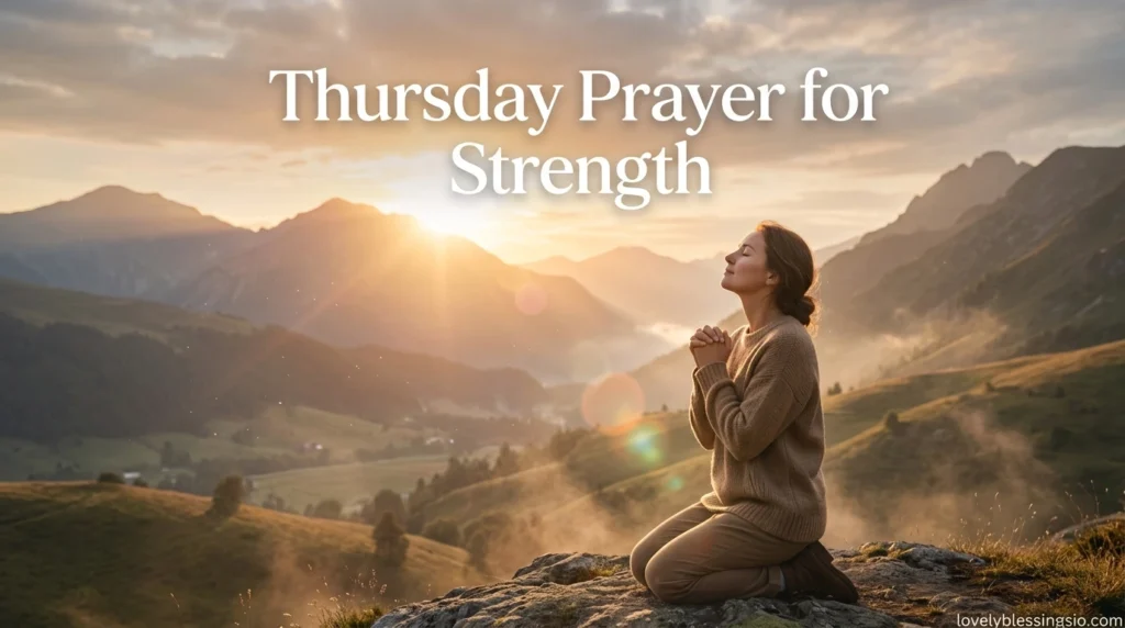 Thursday Prayer for Strength