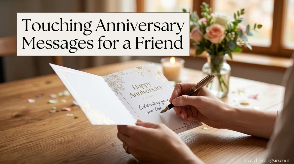 Touching Anniversary Messages for a Friend