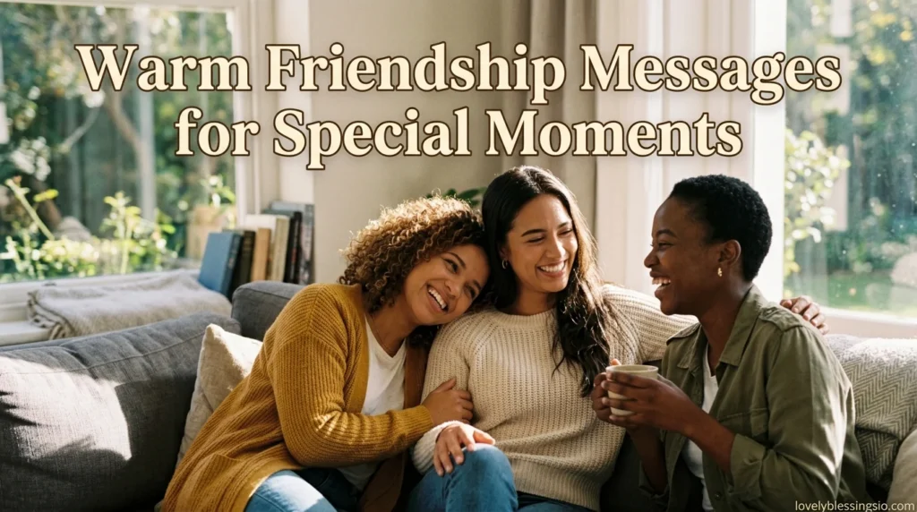 Warm Friendship Messages for Special Moments