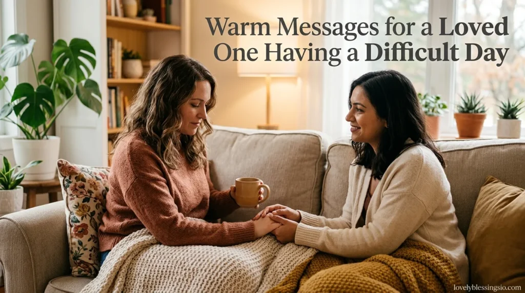Warm Messages for a Loved One Having a Difficult Day