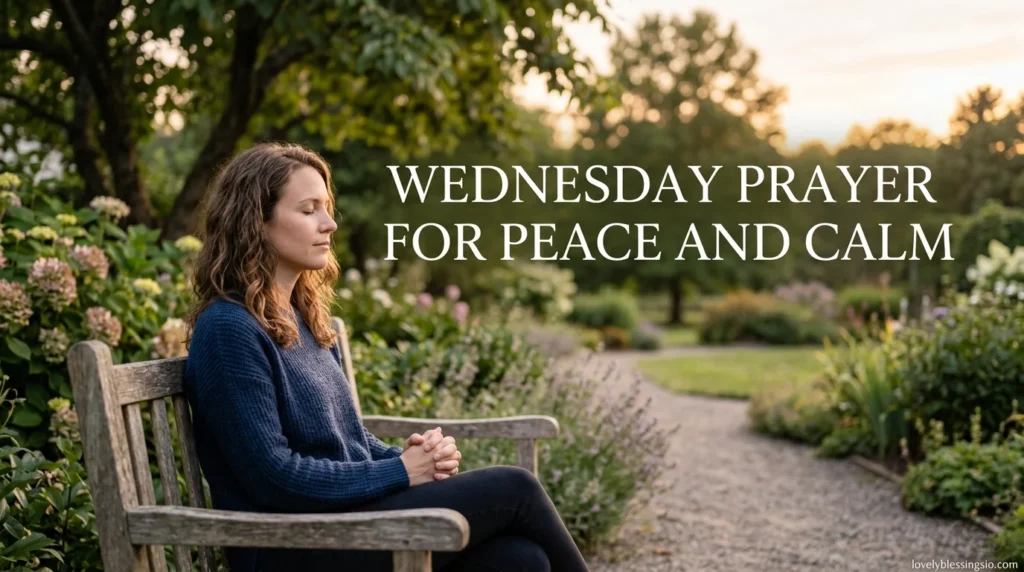 Wednesday Prayer for Peace and Calm