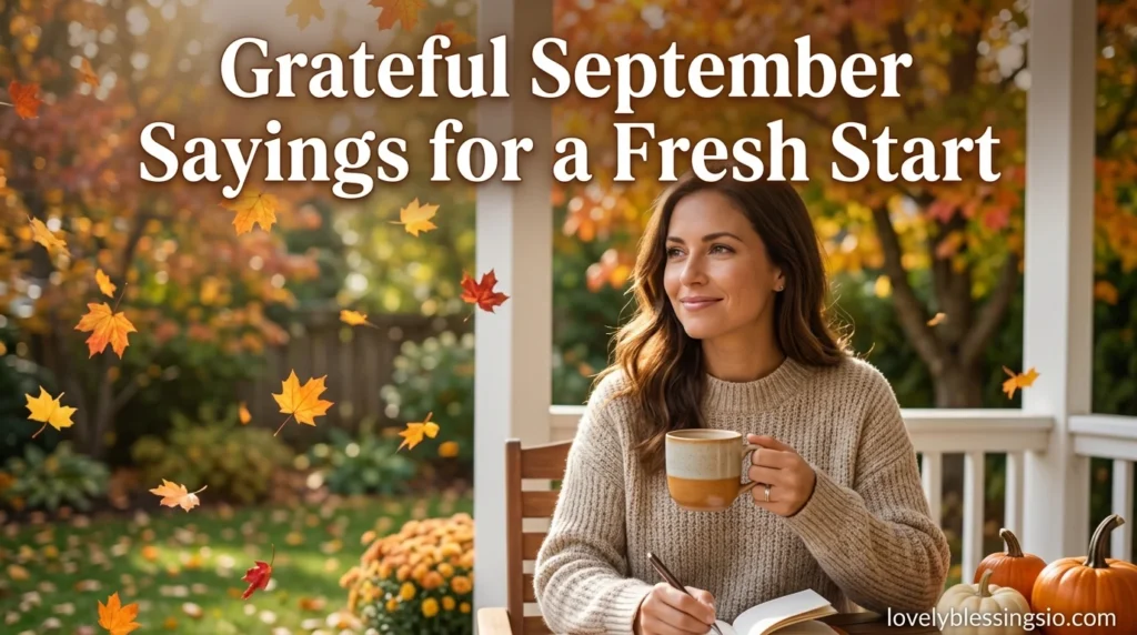 Grateful September Sayings for a Fresh Start