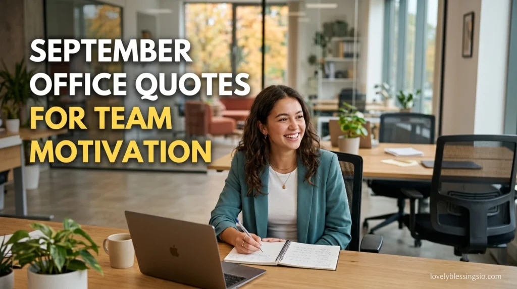 September Office Quotes for Team Motivation