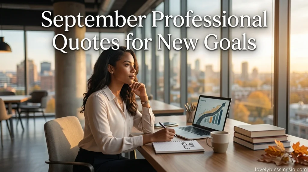 September Professional Quotes for New Goals