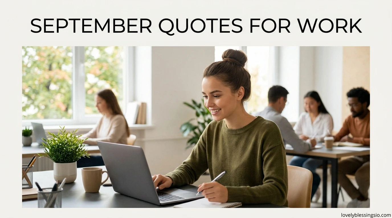 September Quotes for Work