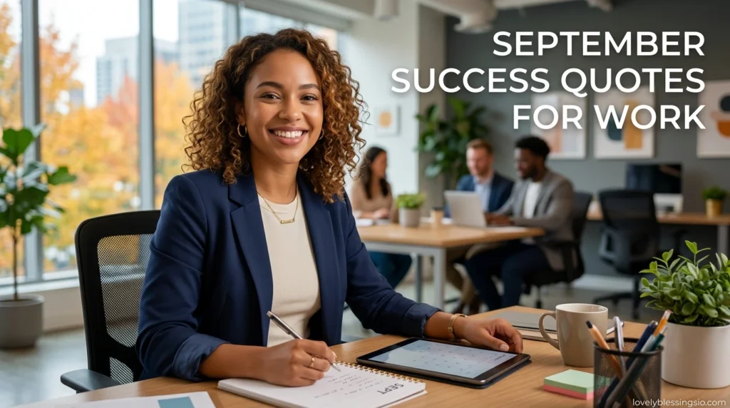 September Success Quotes for Work