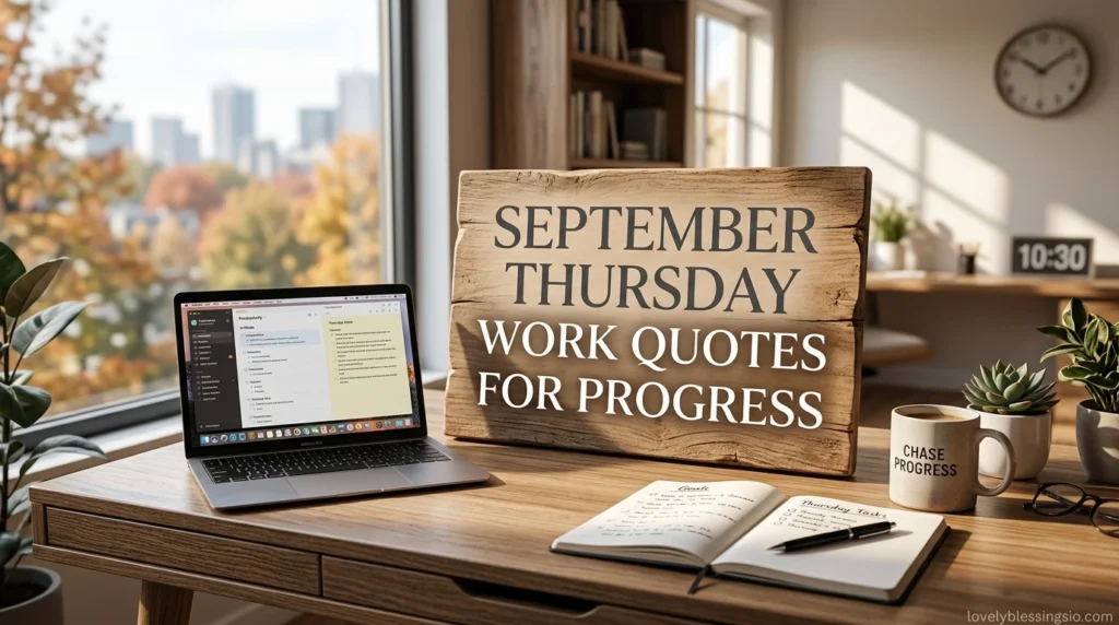 September Thursday Work Quotes for Progress